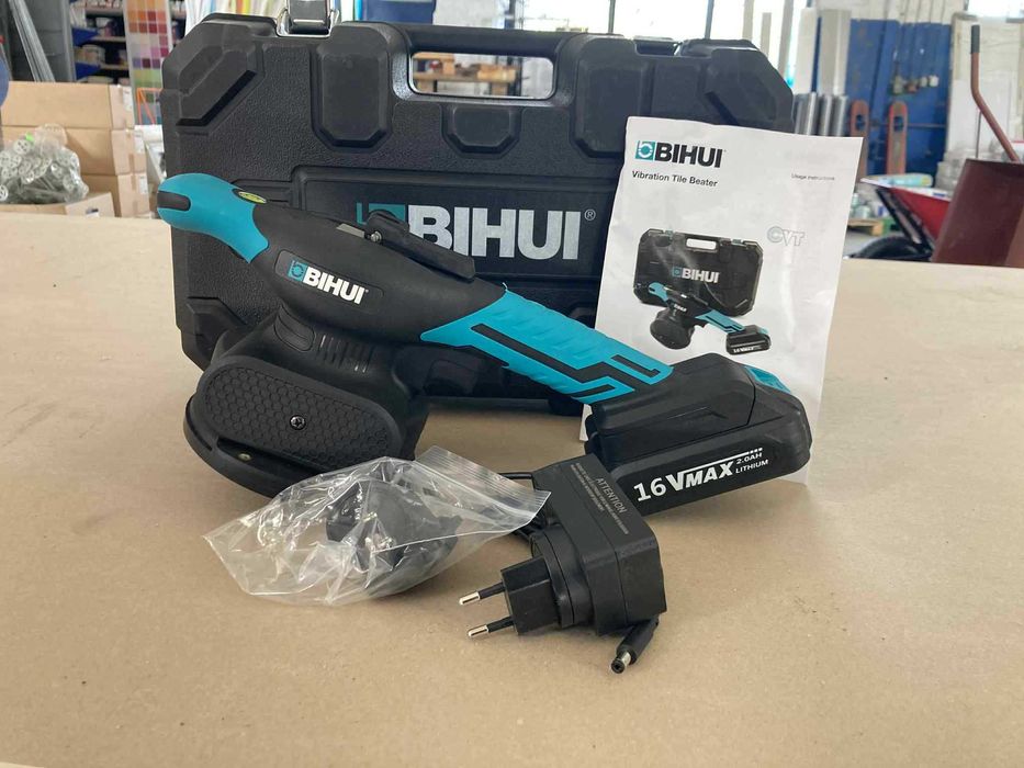 BIHUI Dobijak wibracyjny  do płytek UDŹWIG 35 KG 1 AKU