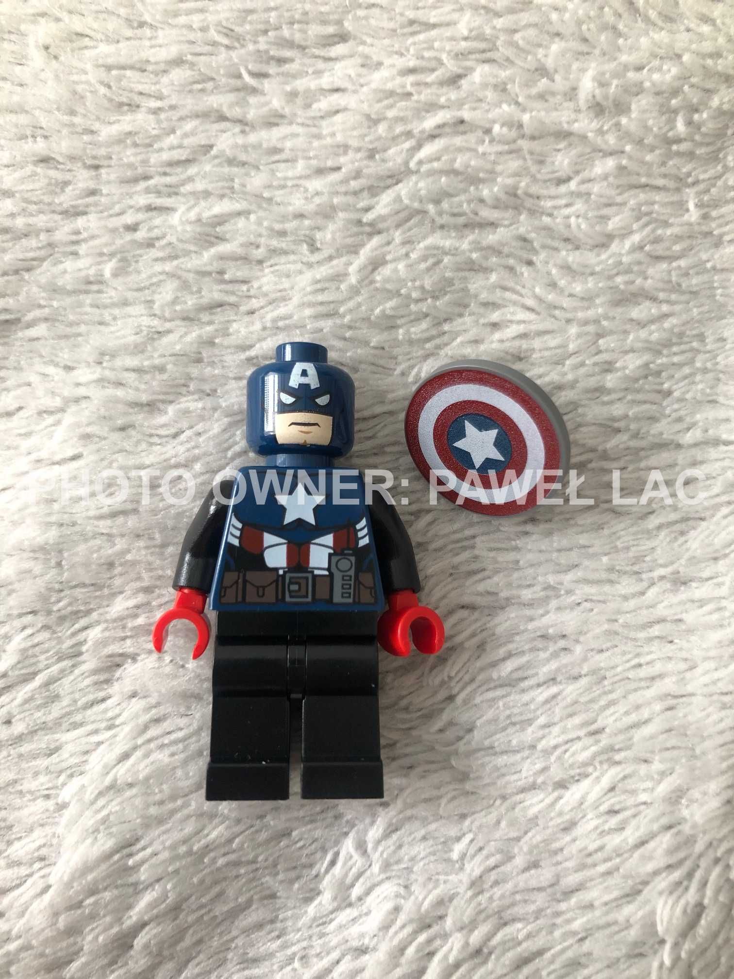 LEGO figurka kapitan Ameryka NYTF 2012 Toy Fair sh0028 bardzo rzadka!