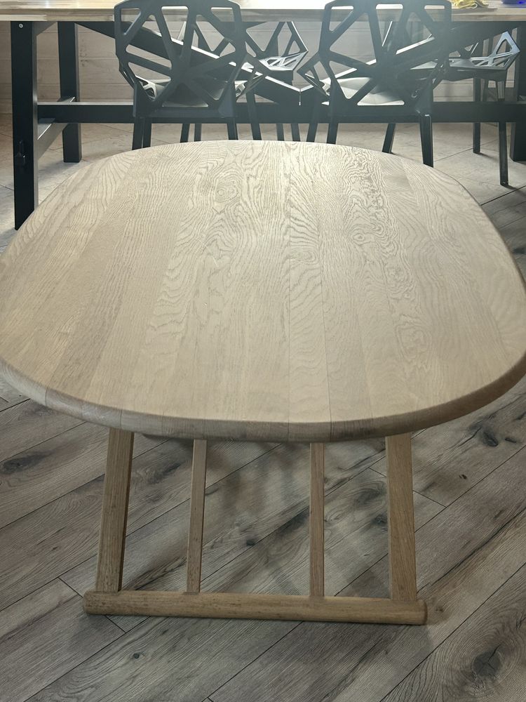 Stolik stol kawowy duński debowy safari haslev byflou design