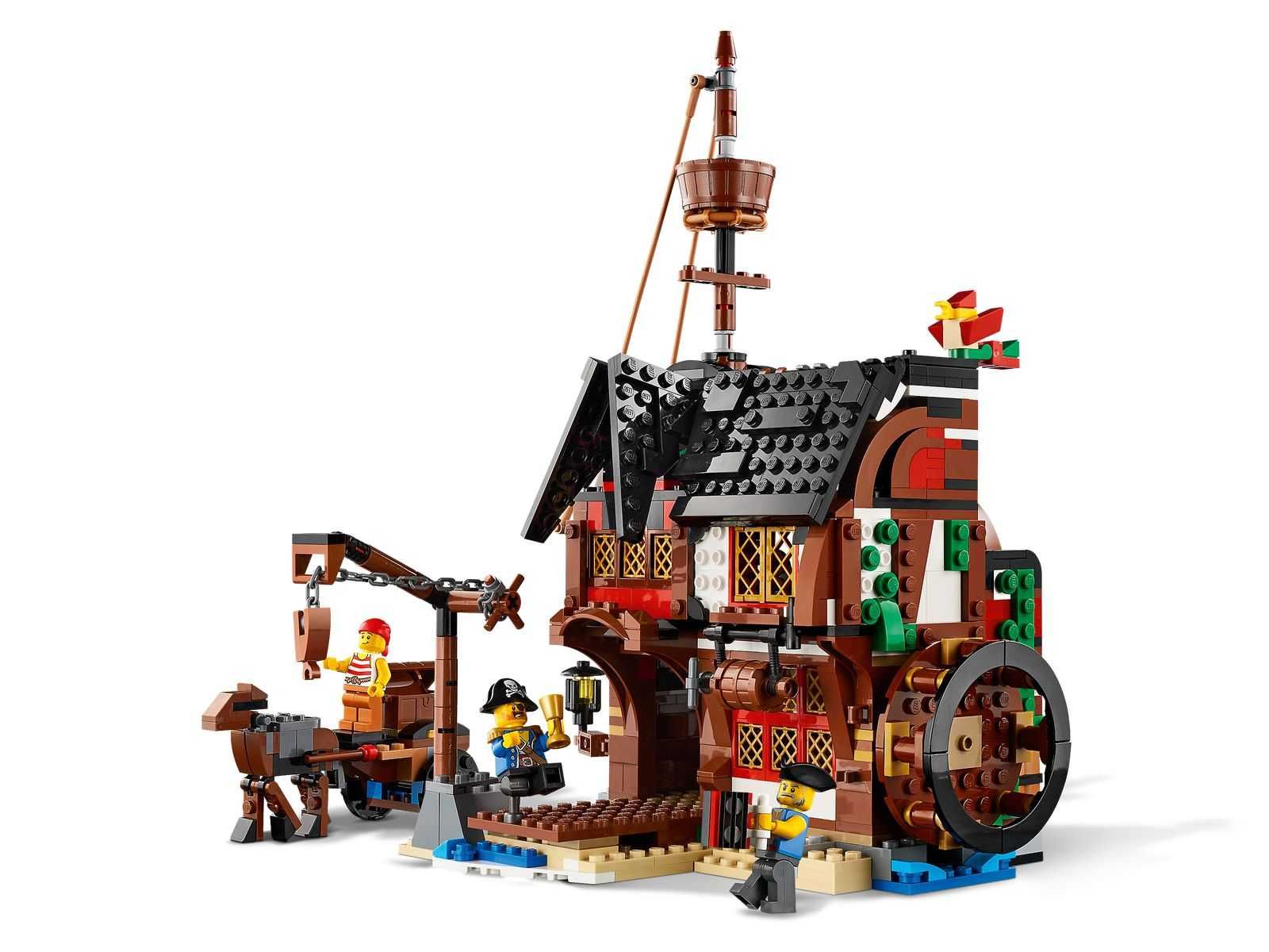 LEGO 31109 Creator 3w1 - Statek piracki tawerna rekin klocki prezent