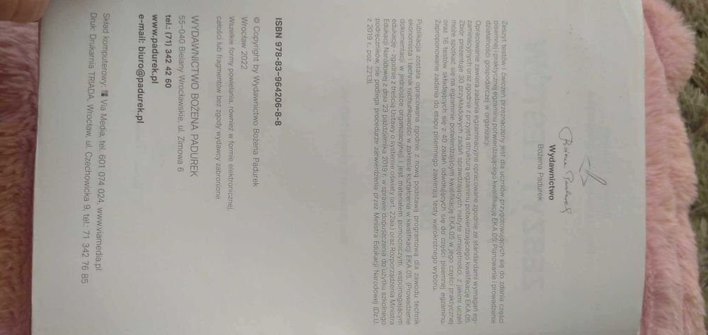 Zeszyt testów i ćwiczeń Bożena Padurek