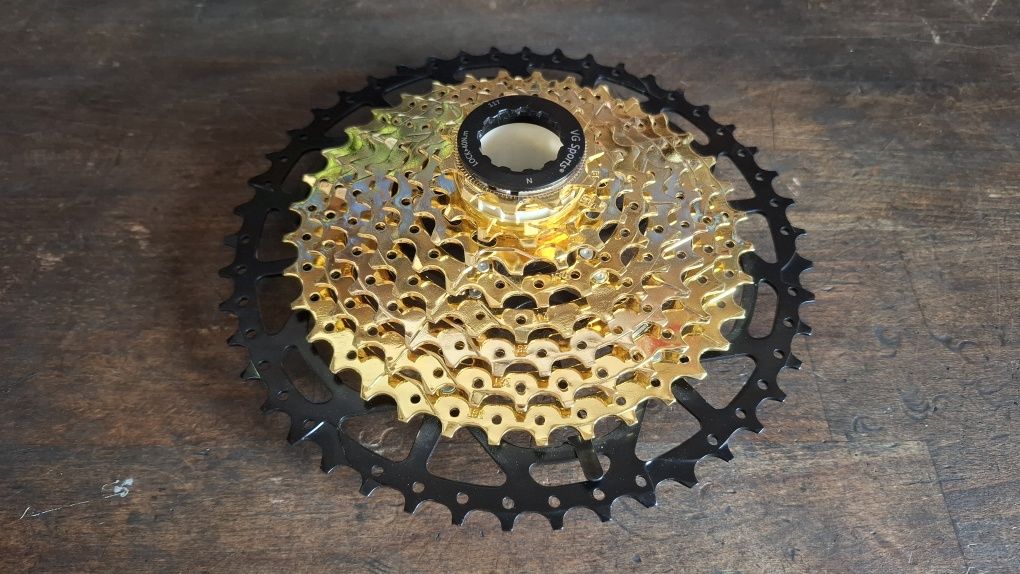 Nowa Kaseta 9 speed 11-46 Shimano HG Gold