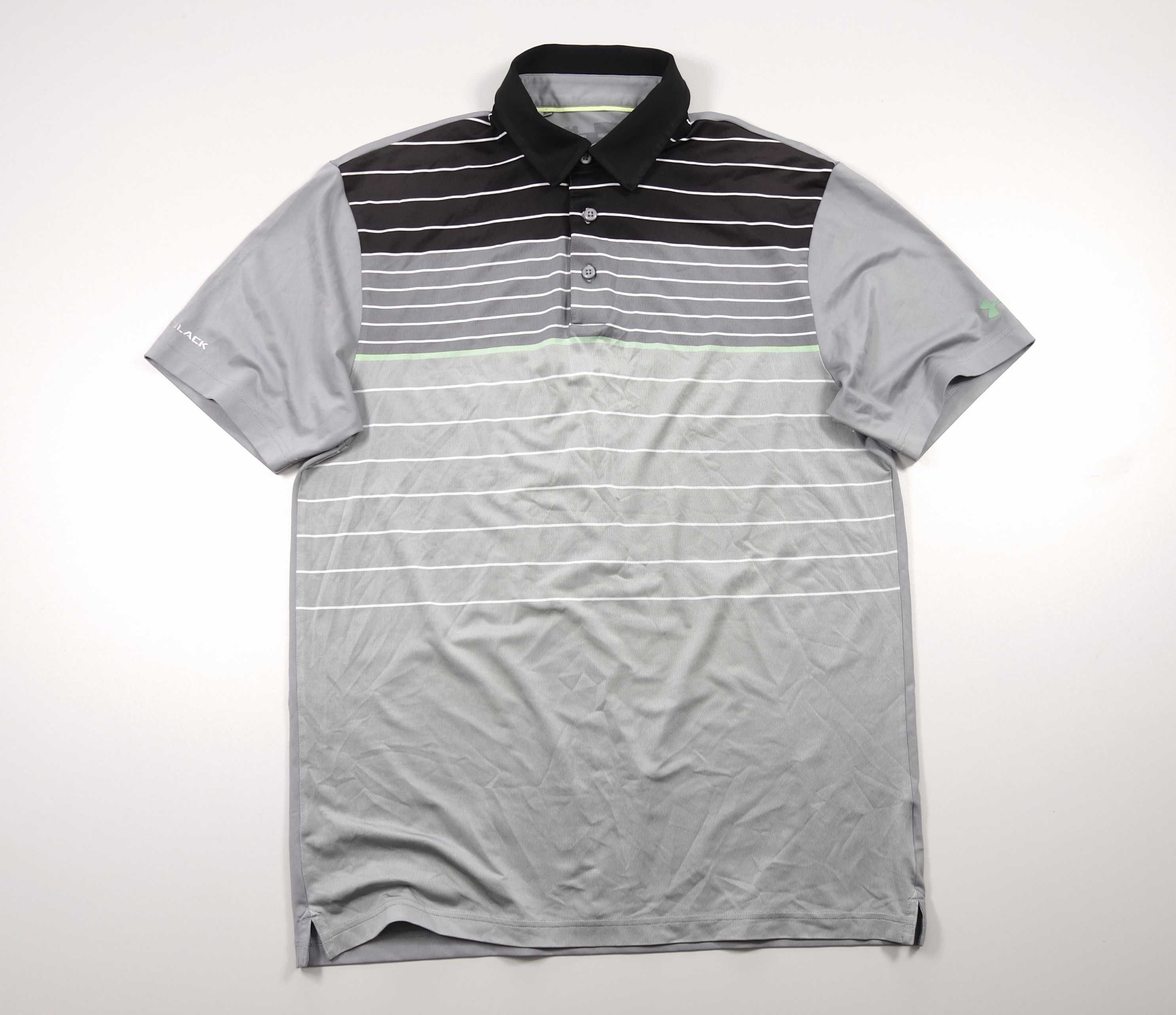 Under Armour Coldblack Hammer Stripe Polo Męska Koszulka Polo M