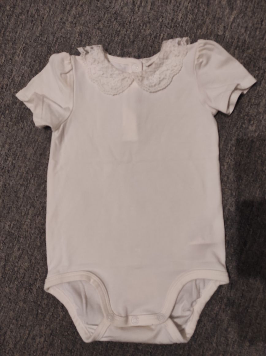 Piękny zestaw 86/92 body + spódnica wesele chrzest inne H&M handmade