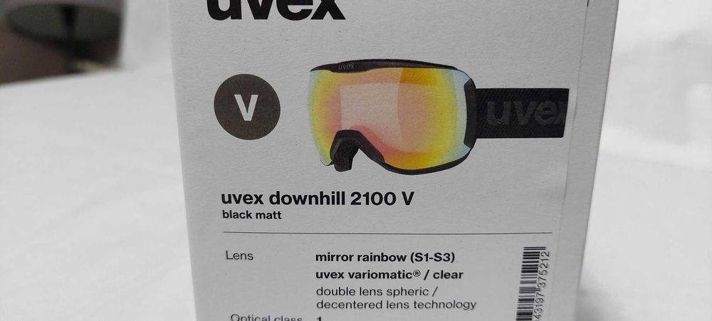 Gogle UVEX DOWNHILL 2100 V Variomatic S1-S3 Światłoczułe fotochromNOWE