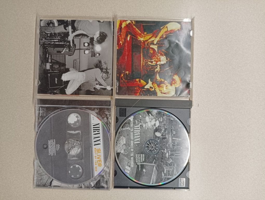 Dwie płyty CD legendarnej grupy Nirvana