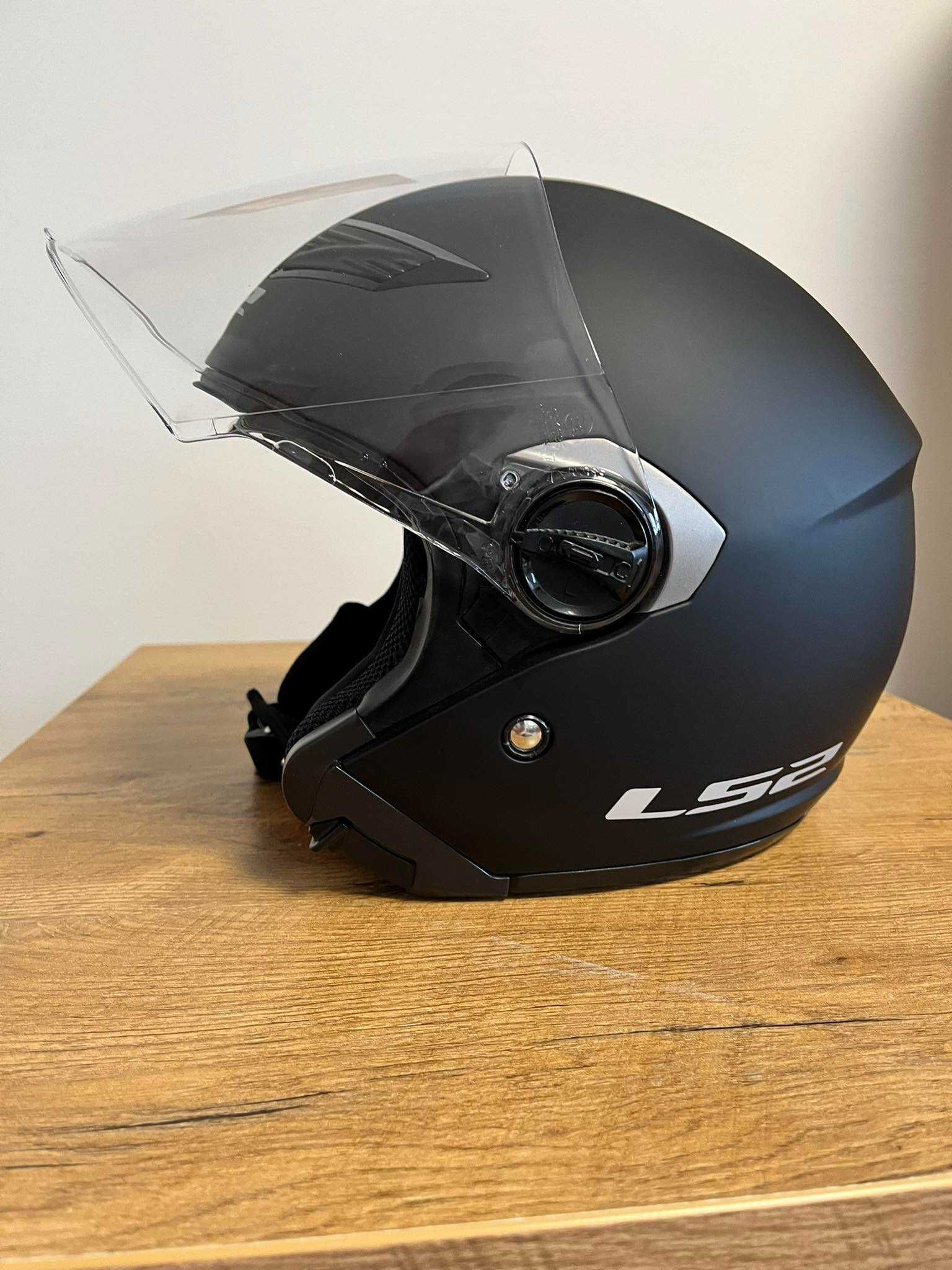 Kask Otwarty LS2 OF569.2 Track Solid Black