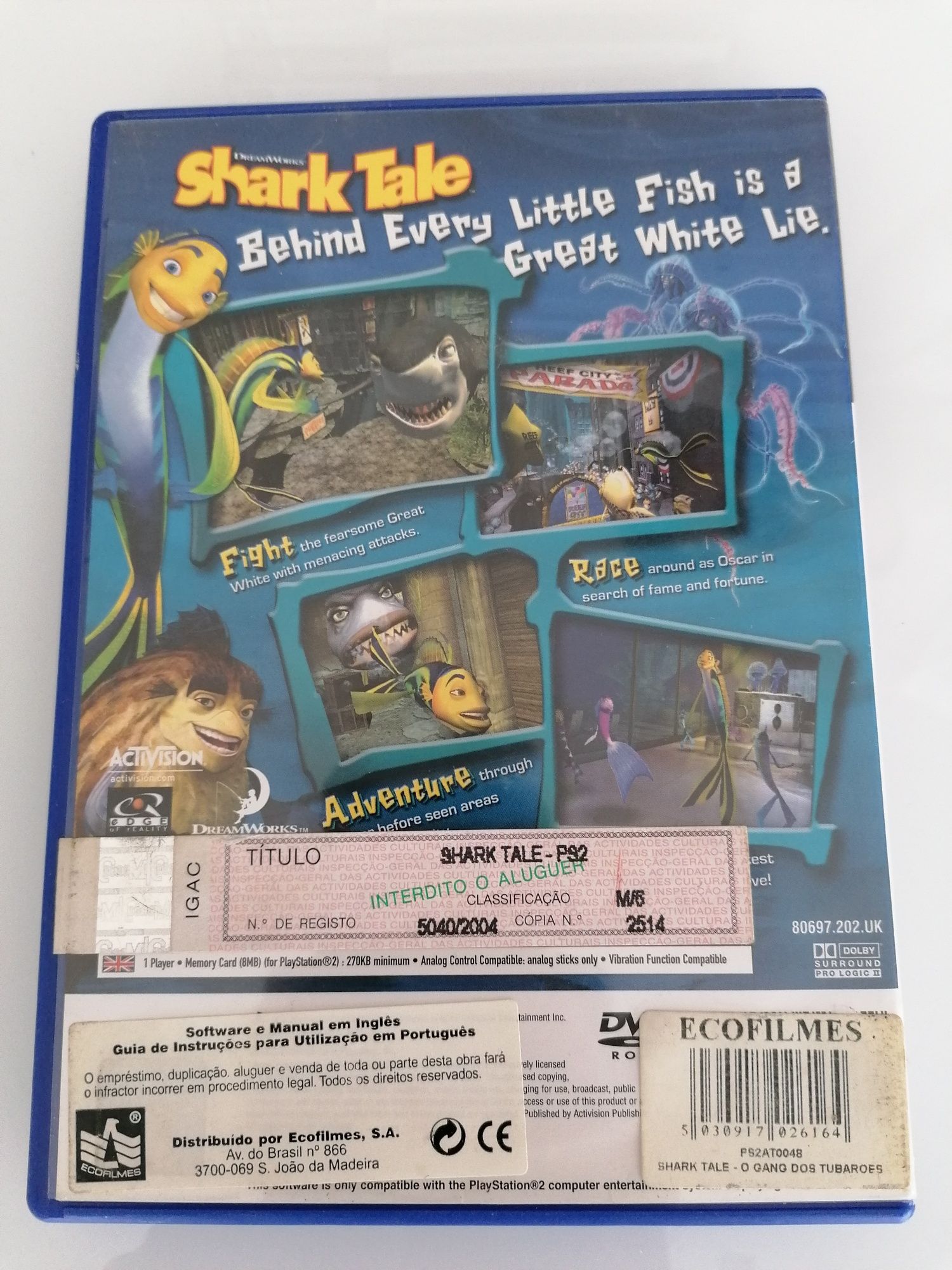 Ps2 shark tale dream works