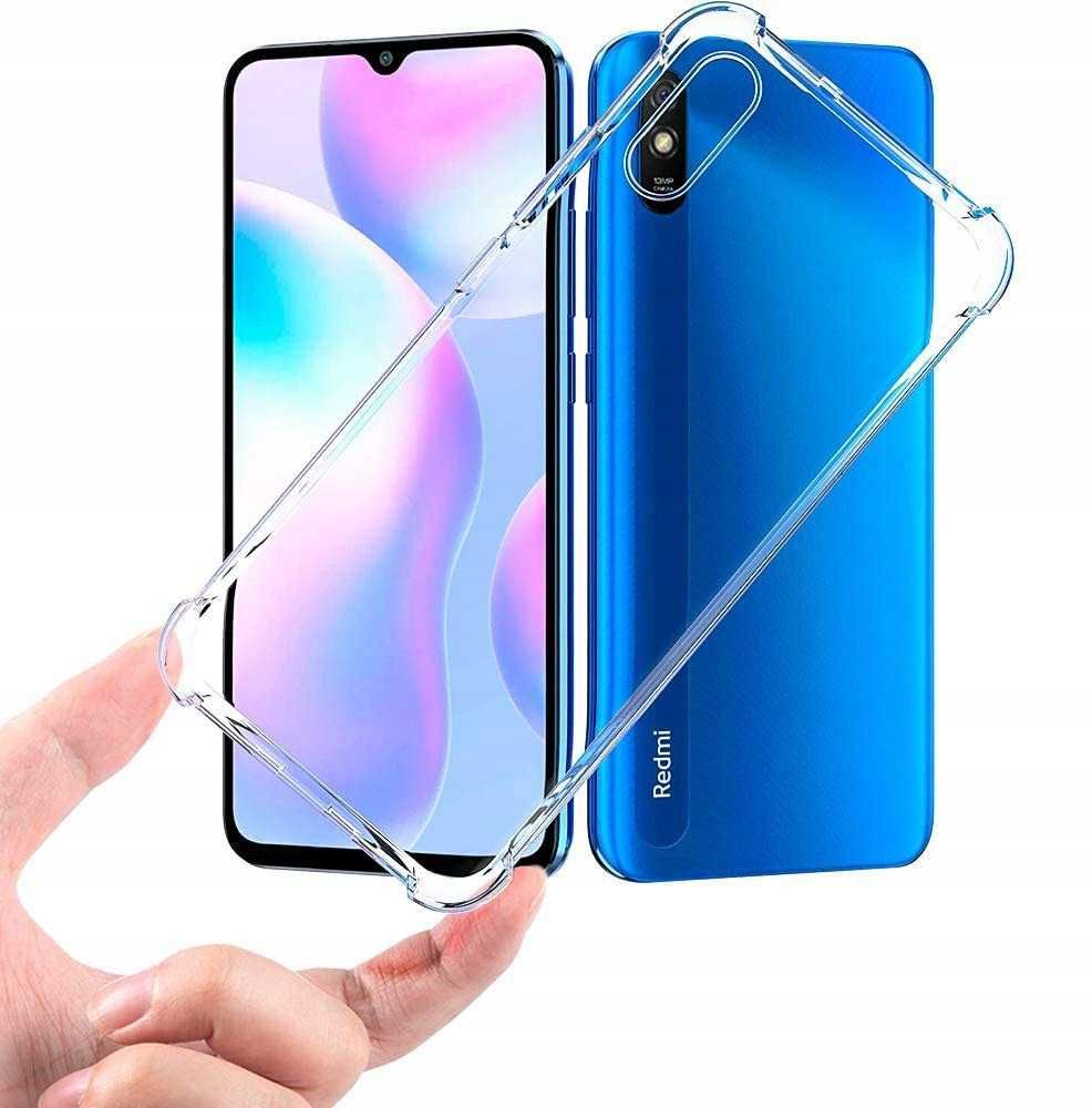 Etui Anti-Shock do Xiaomi Redmi 9A / Redmi 9AT + Szkło Hartowane