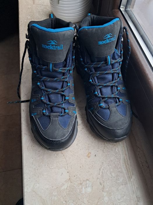 Rocktrail Buty trekkingowe męskie rozmiar 42  kolor czarny niebieski