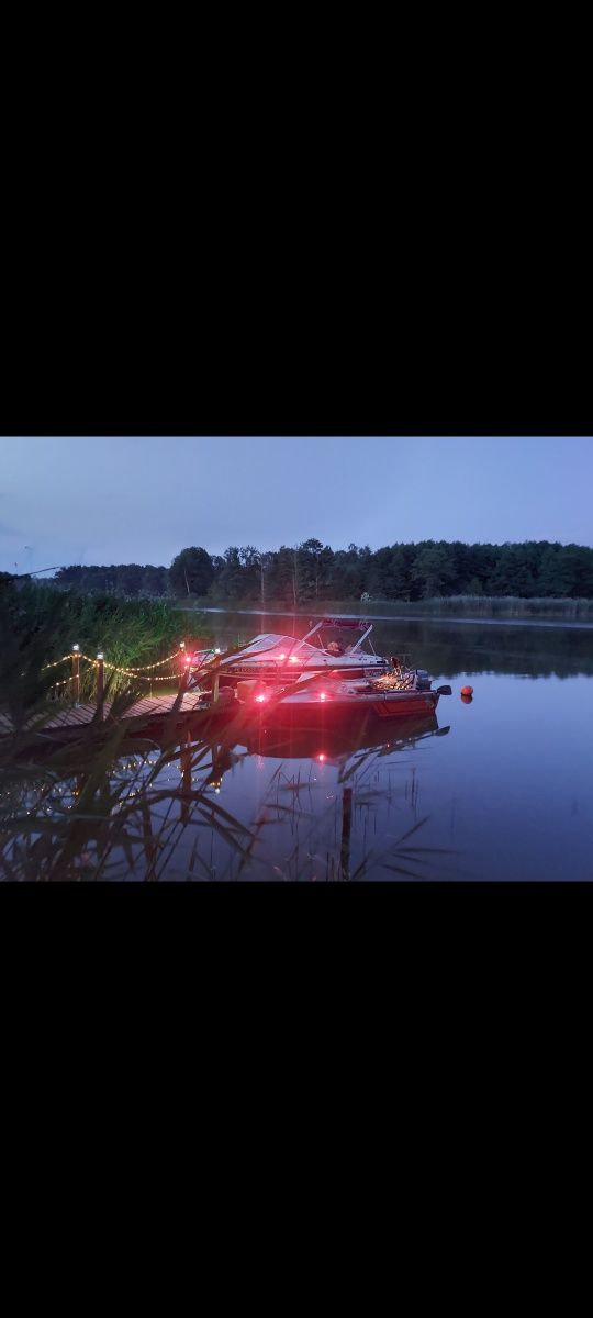 Łódź motorowa wędkarska- sprzedam lub zamienie na otwarty pokład.