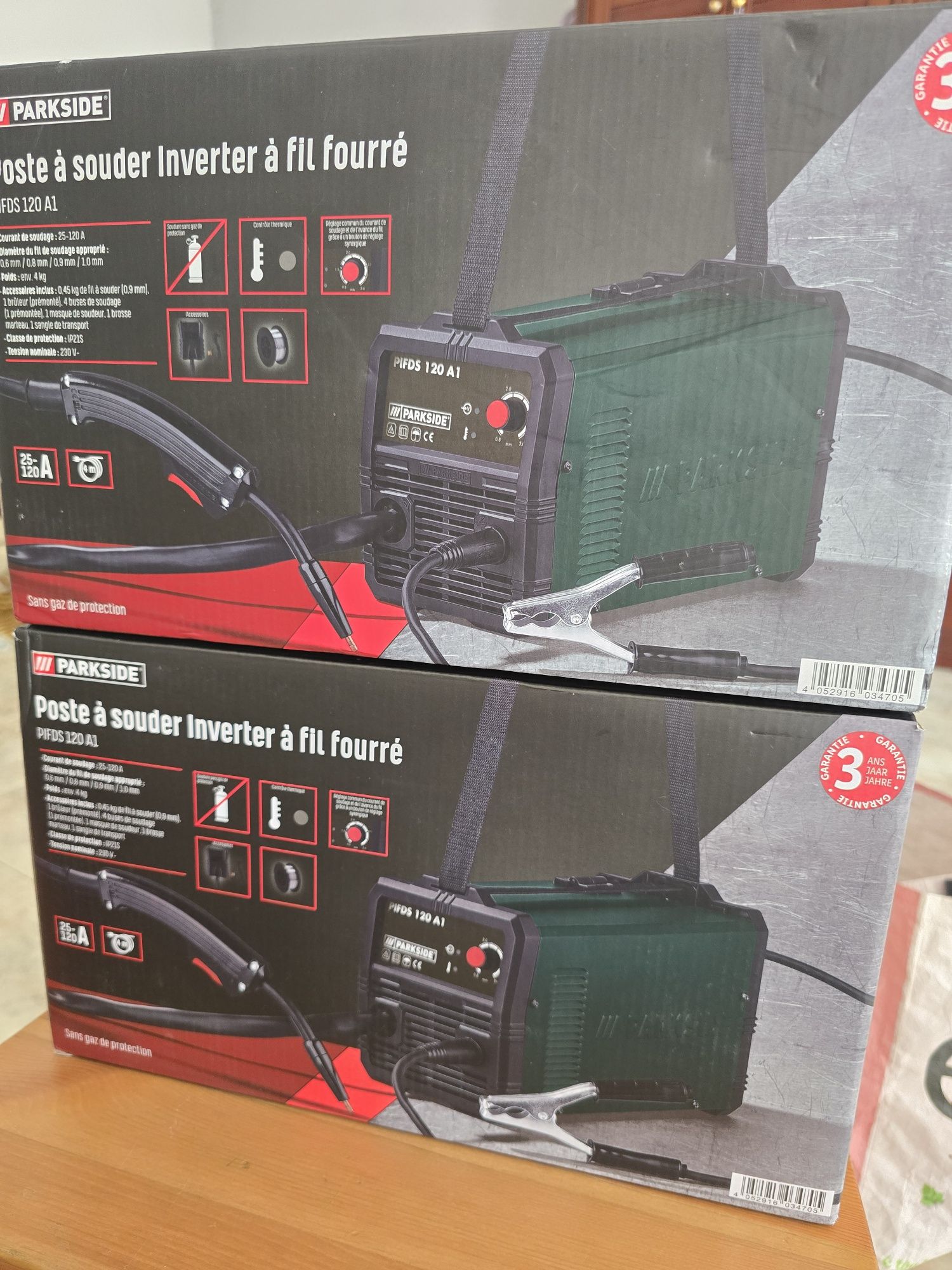 Máquina soldar inverter 20v parkside