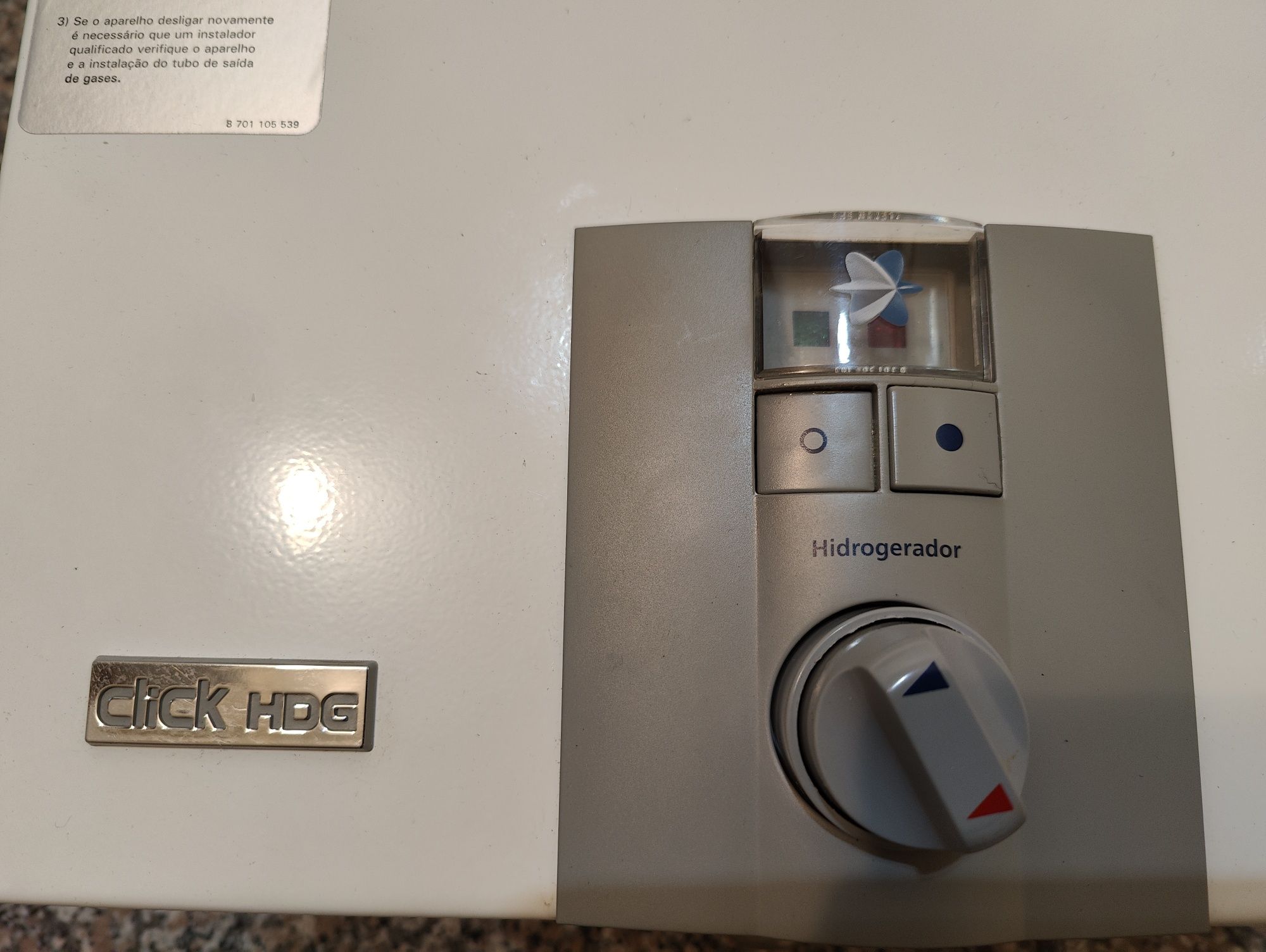 Esquentador Gás Vulcano Hidrogerador Automático