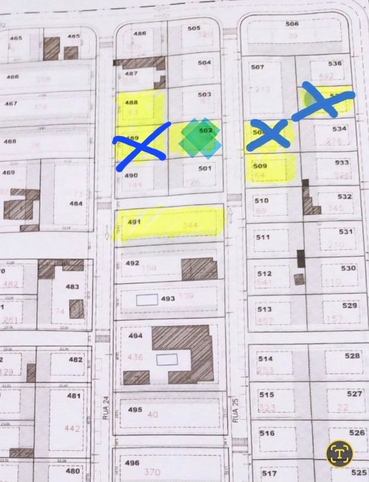 Lote 343,5m2  ( 350 avos em conversão para m2, Augi Pinhal das Formas