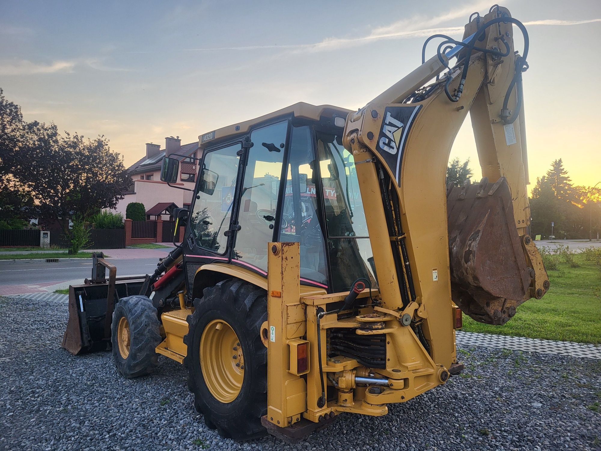 Koparko ładowarka Cat Caterpillar 432D joystick nie 428 C jcb case