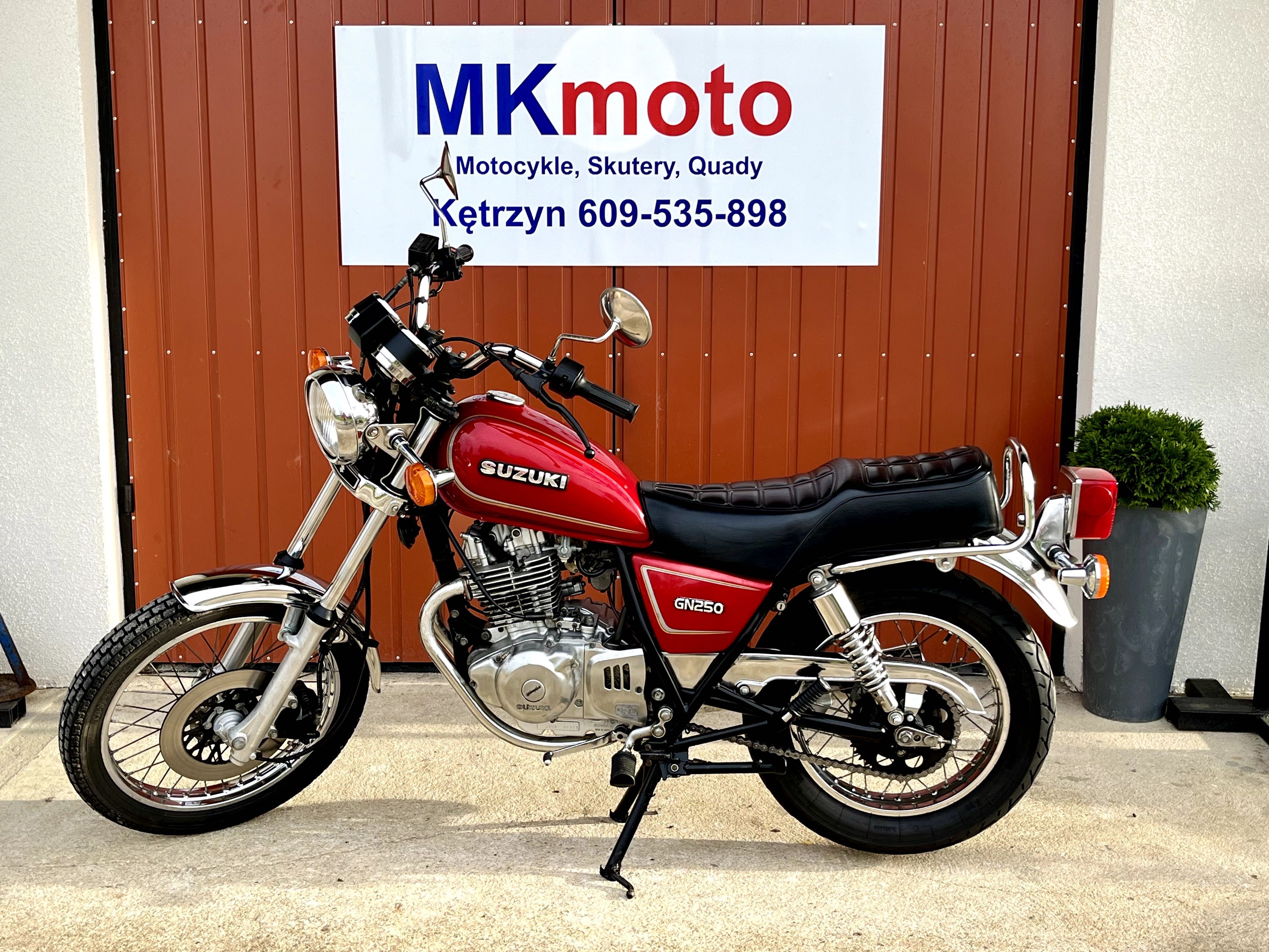 Suzuki GN 250 Mega Stan Bezwypadkowy Niemcy Raty Transport MKmoto