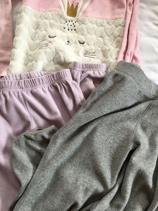 Piżama, 9-10 lat, spodnie 2 pary,bluzka