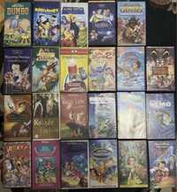 Kasety VHS, bajki Disney,