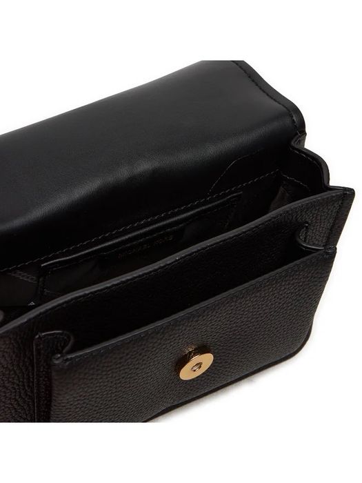 Nowa mała torebka na łańcuszku Michael kors claire czarna skórzana