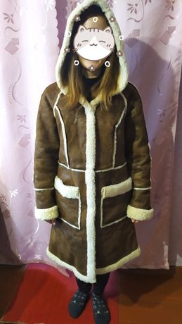 Теплая зимняя курточка (дублёнка, куртка, пальто женское)