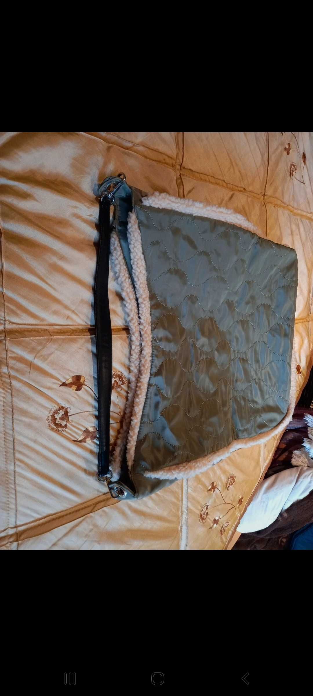 Bolsa de ombros, caqui, nova - Stradivarius