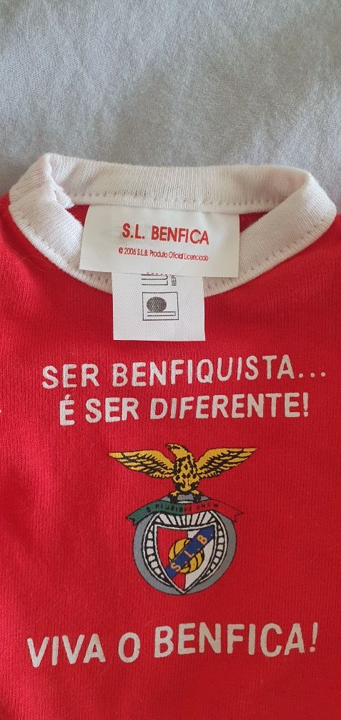 Camisola oficial Benfica para bebé.