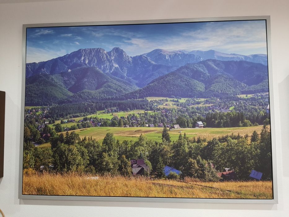 Tatry Giewont BJÖRKSTA Obraz z ramą srebrną