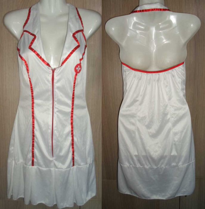 Эротический костюм Санта медсестра горничная разм S/M/L/3XL