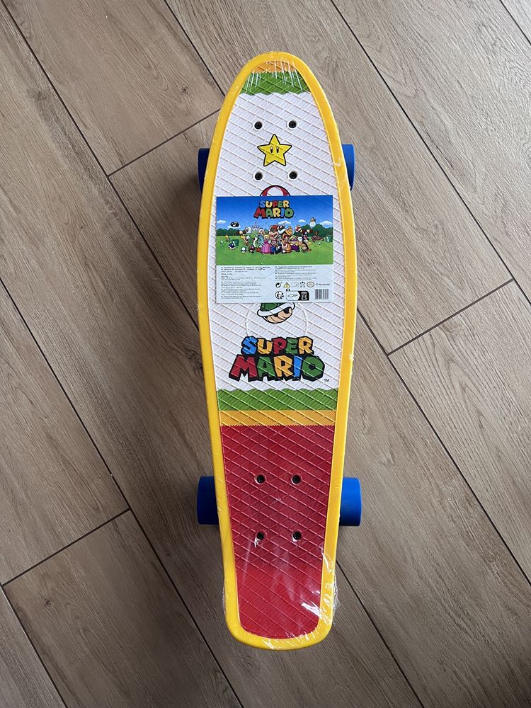 Nowa duża 67cm Deskorolka Super Mario fishboard