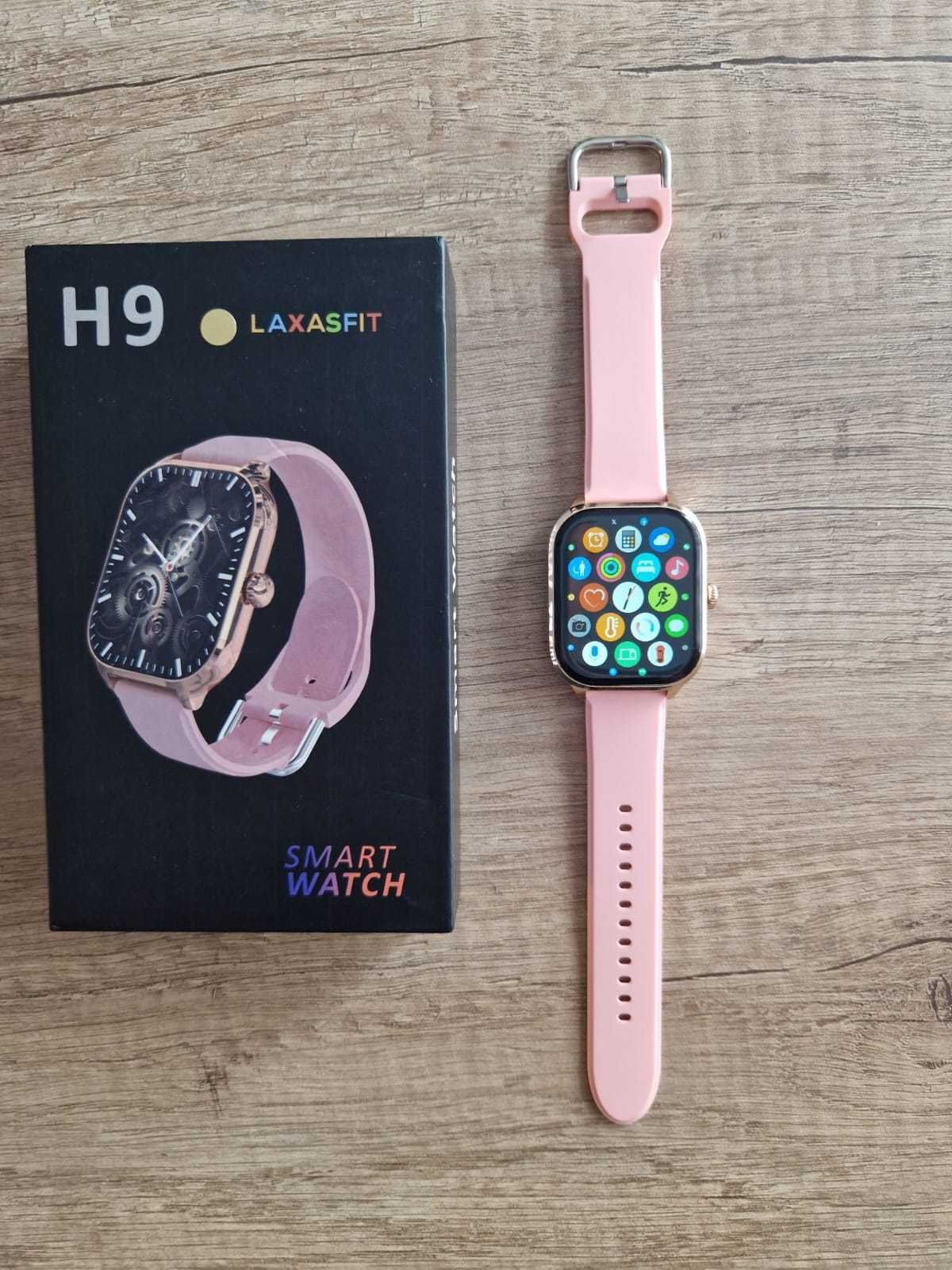 Smartwatch H9 różowy nowy