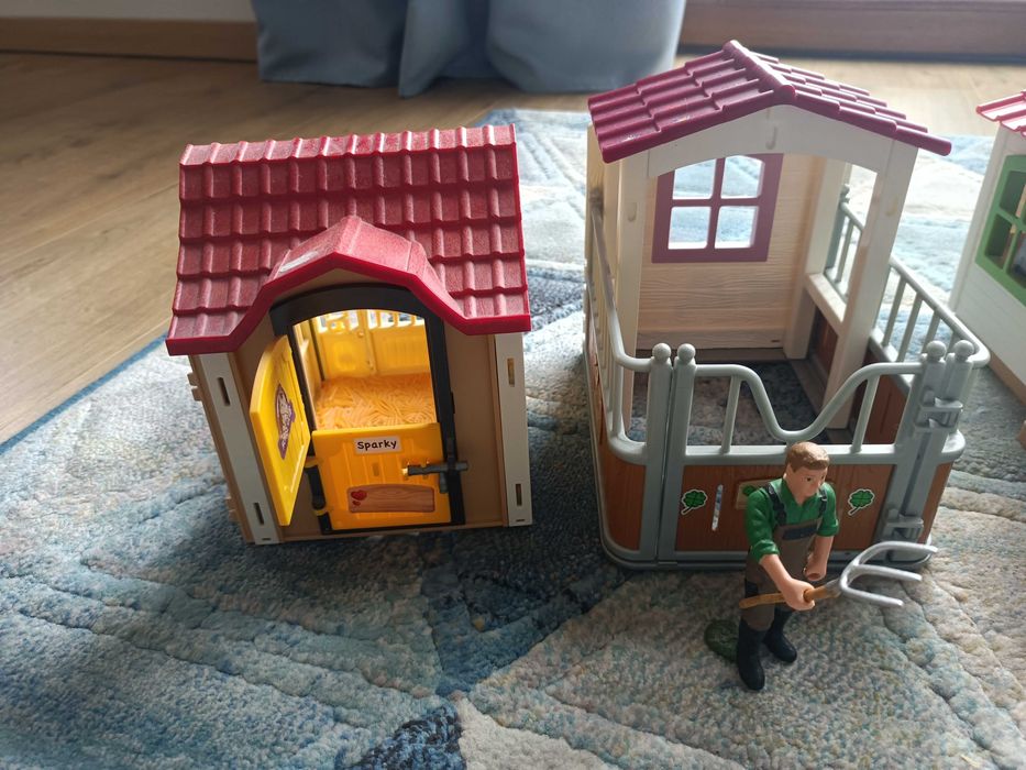 Schleich pickup + lecznica - odbiór własny