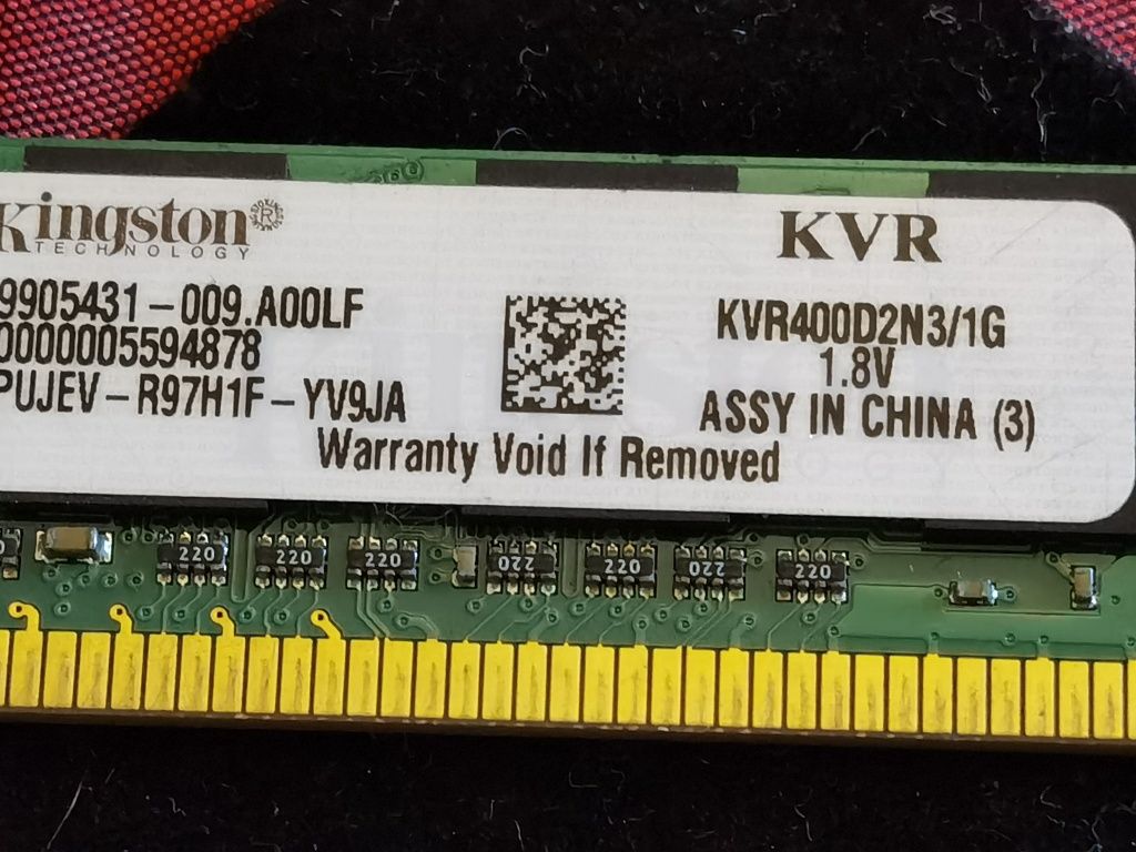 2x Kingston DDR2 1gb