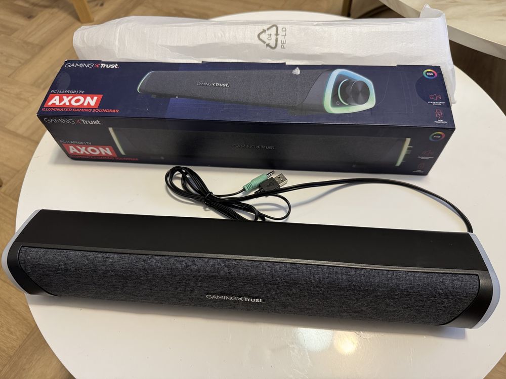 Soundbar głośnik komputerowy Trust GXT620 Axon RGB 12W USB AUX