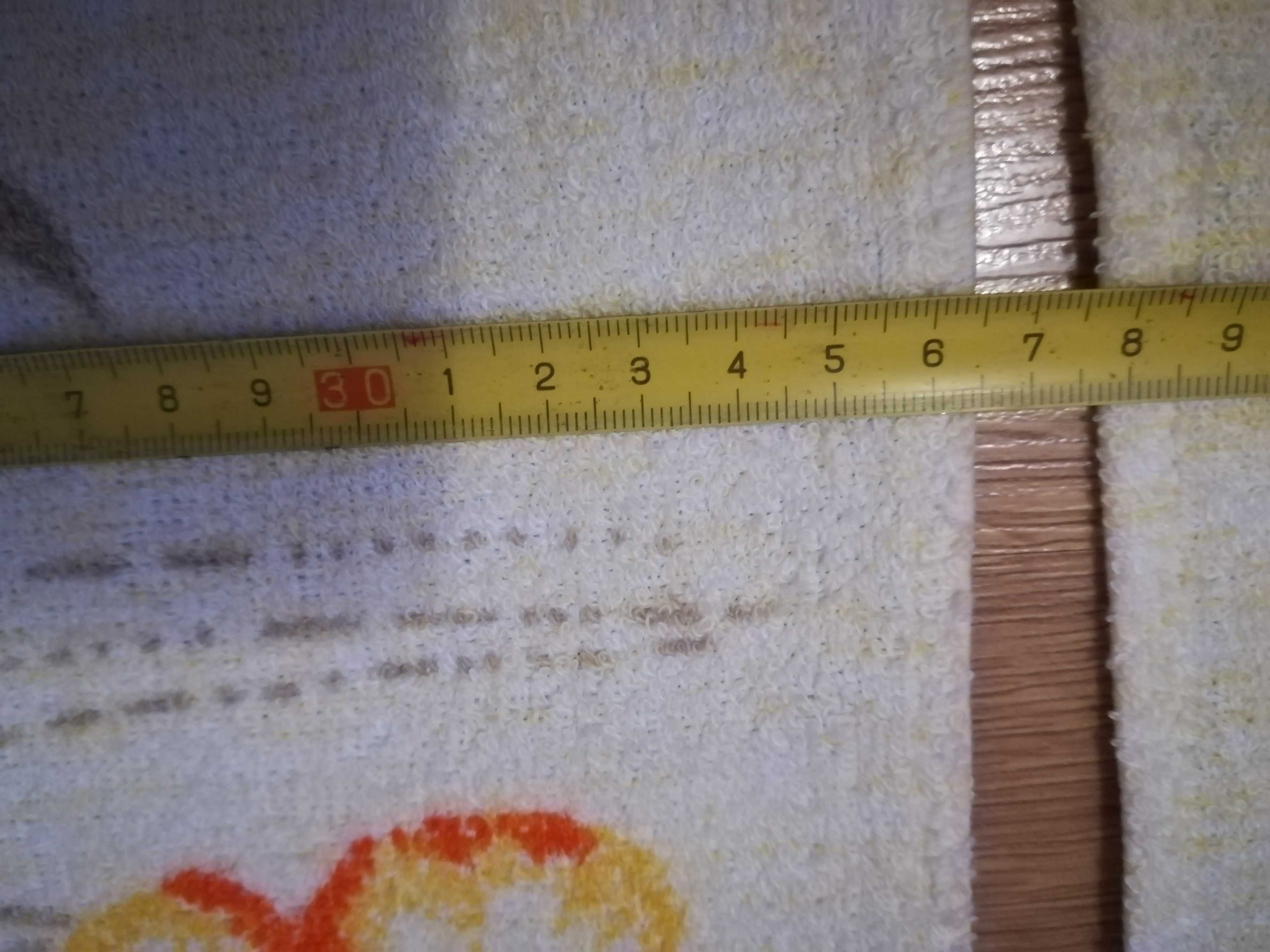 2 szt nowe, małe ręczniki ok 67x 37 cm - czasy PRL