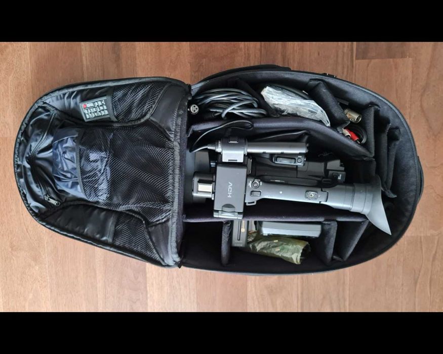 Câmara vídeo SONY HVR-Z5E MiniDV com mochila LUGGY