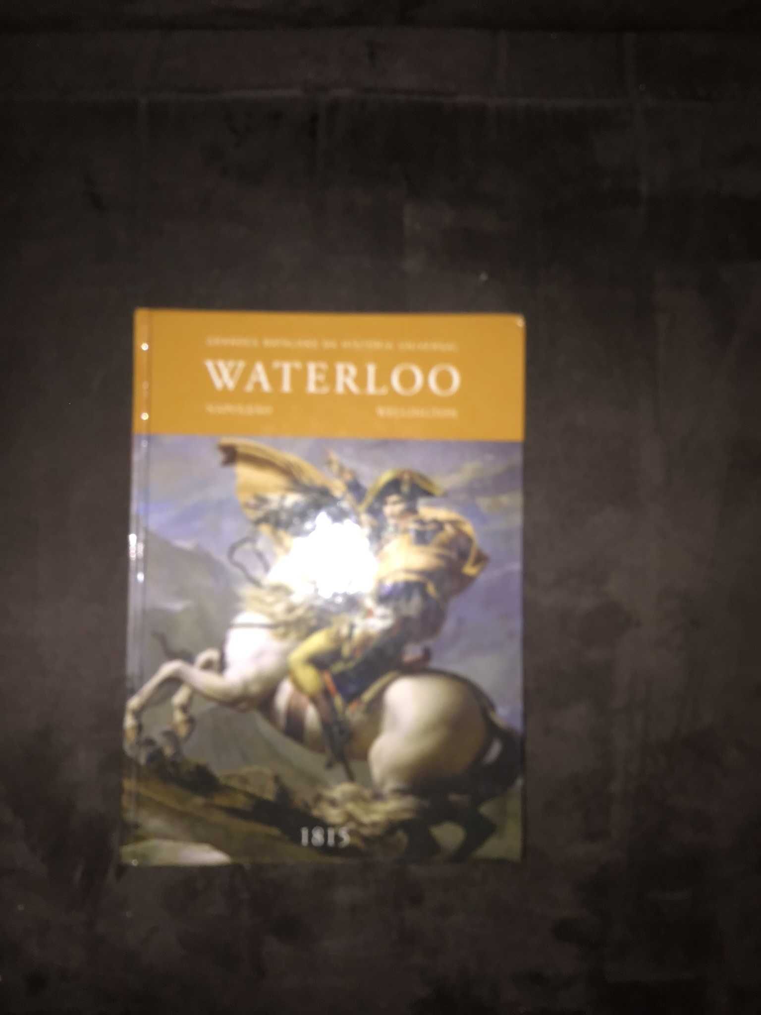 livro waterloo capa semi dura