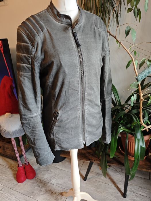 Motocyklowa kurtka tigha Ma na motor męska ochraniacze vintage skórzan