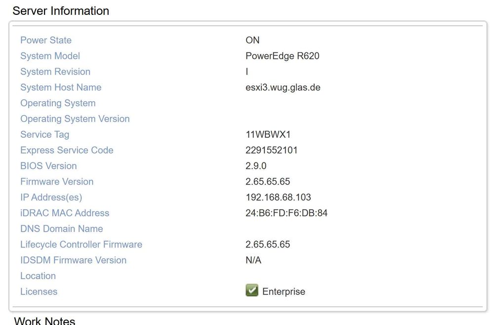 Servidor Dell PowerEdge R620