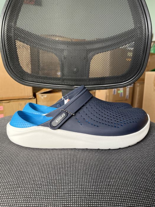Крокси LiteRide Crocs navy сині чоловічі і жіночі
