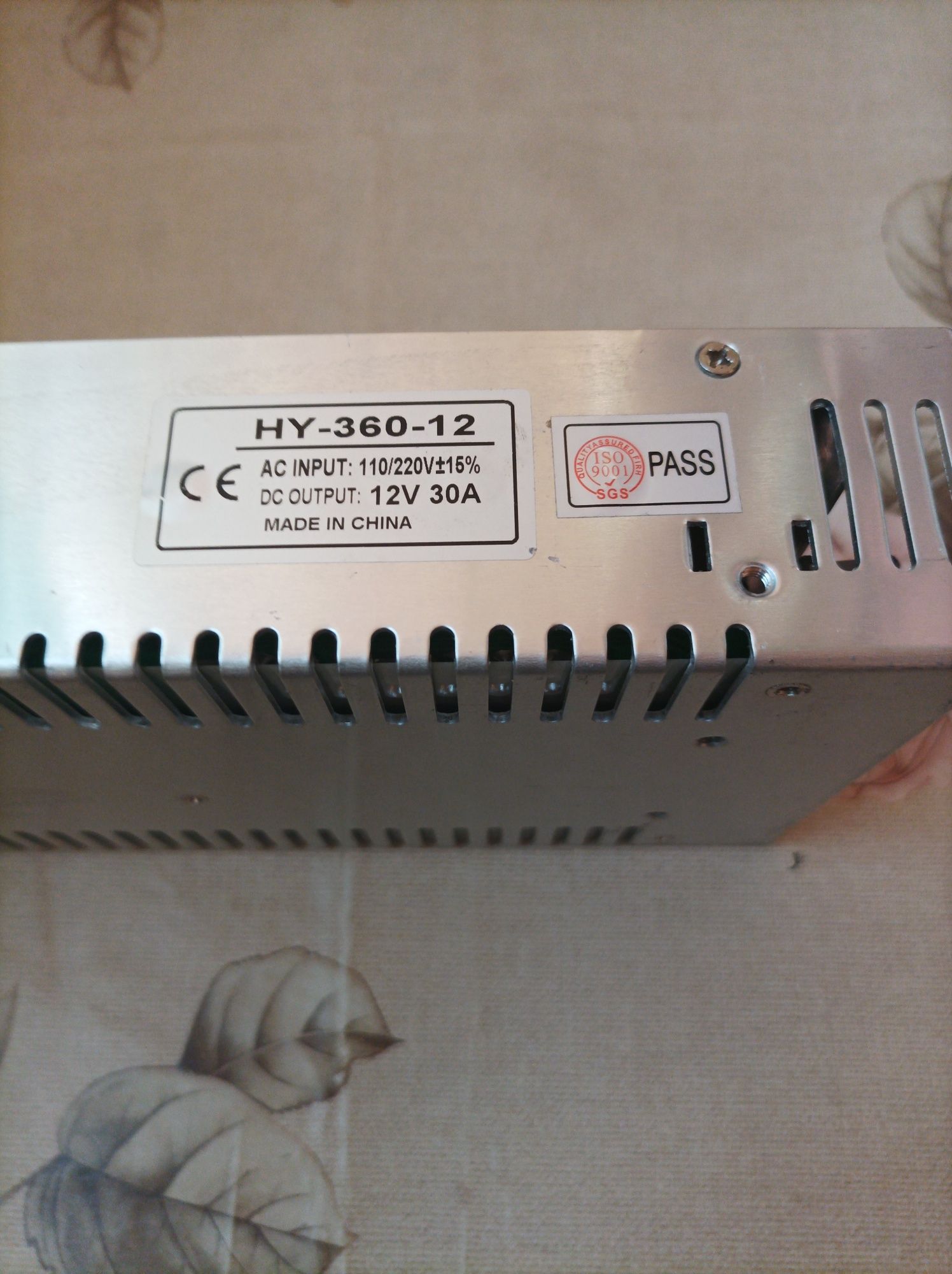 Блок живлення 12 v 30a імпульсний