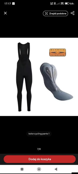 Zimowe spodenki rowerowe rozm L