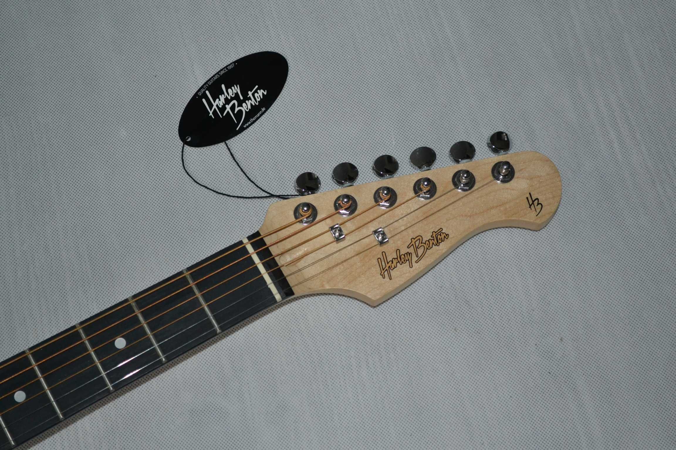 Harley Benton ST-ACOUSTIC akustyk stratocaster - ustawiony!