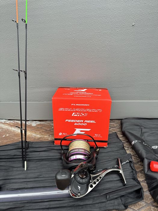 Вудлище Brain Apex Double 3.60m 150g Катушка Flagman Squadron 6000