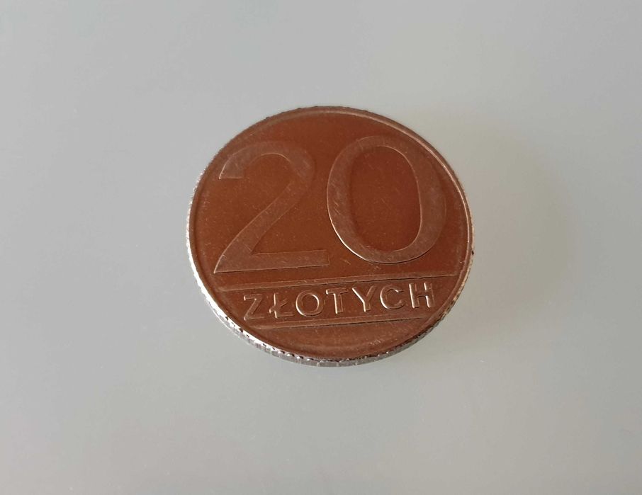 Moneta PRL 20 złotych - 1989 rok
