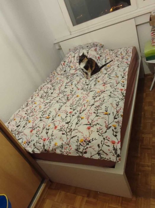 Łóżko MALM 120 cm - rama i dno (bez materaca)