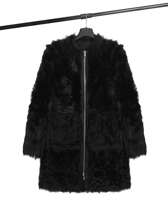 Двухсторонняя дублёнка - шуба DELAN (44/XS, 48/M) Оригинал