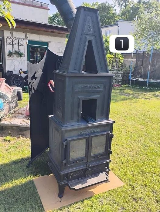 Żeliwny kominek piecyk koza SAEY