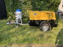 Kompresor spalinowy ATMOS PDK + Piaskarko- sodowarka firmy GRITCO