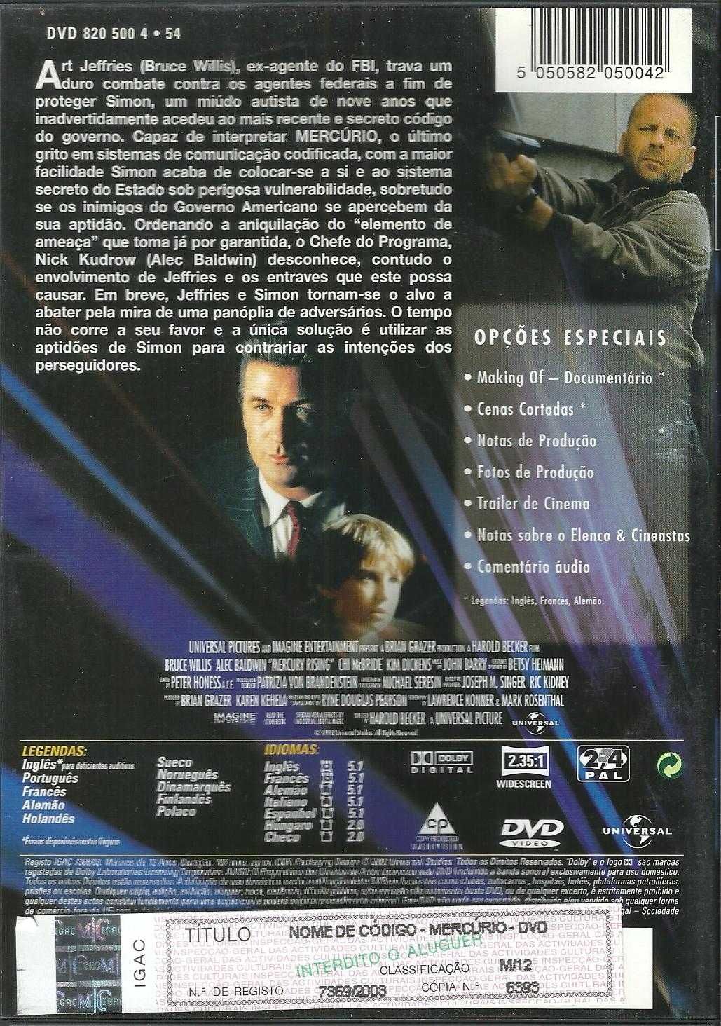 Nome de Código: Mercúrio (1988)