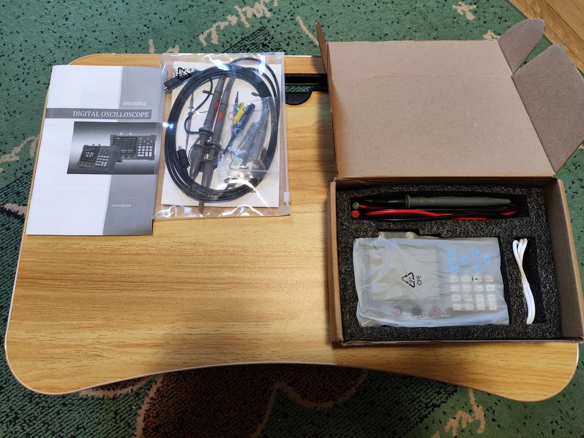 Oscyloskop cyfrowy 3w1 DSO3D12 – Oscyloskop+Multimetr+Generator